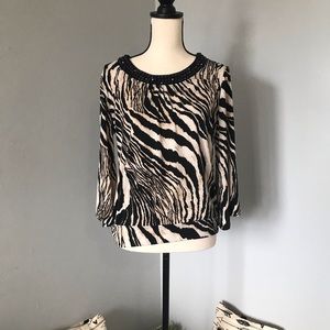 Animal print blouse- 5 for $25